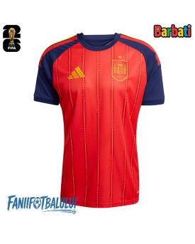 Spania Tricou Fotbal Replică Mondial 2026 Barbati Acasa Spania Tricou Fotbal Replică Mondial 2026 Barbati Acasa